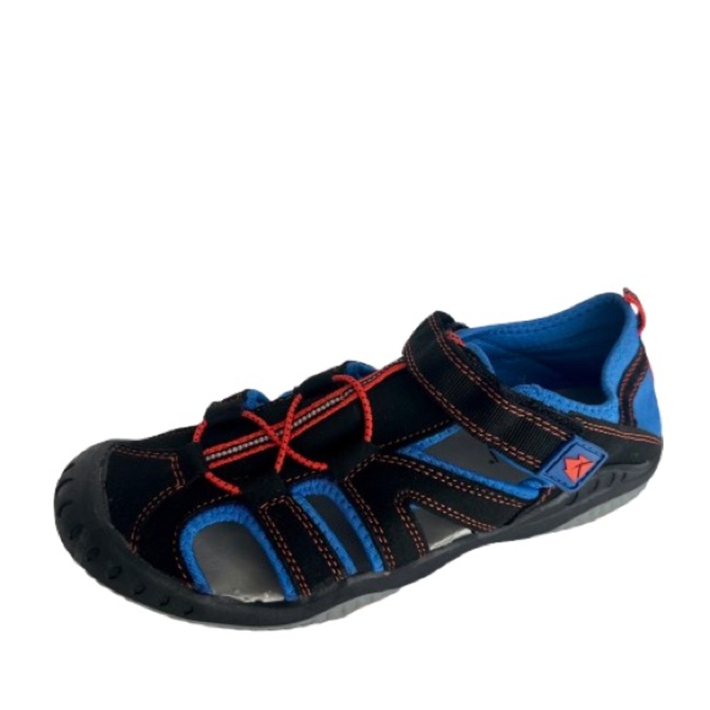 Denali Mens Fisherman Sports Sandals Black Blue Red Size 6 Outdoor Water Hiking